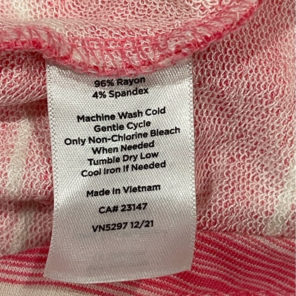 Talbots Pink and White Striped Top - Picture 10 of 12